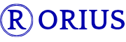 Orius logo (blue - white bg)